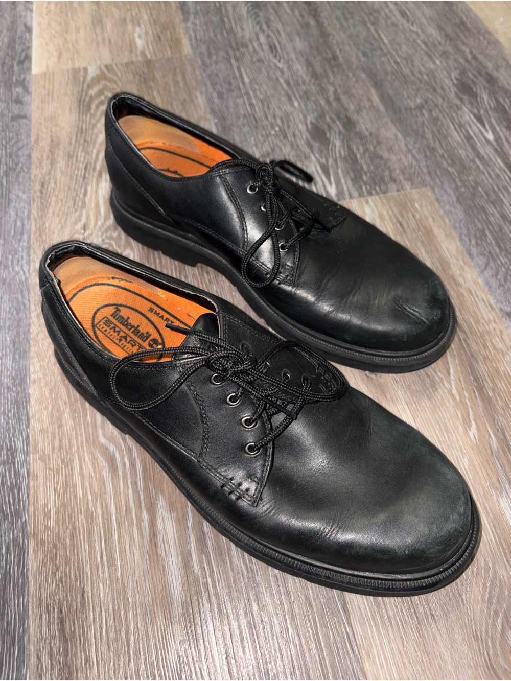 Timberland Montgomery Bay Waterproof Black Leather Oxford Shoes Men’s Size 10